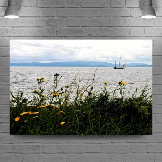 Canvas Art. Scottish Landscapes & Seascapes. Blackwaterfoot. Isle of Arran. Scotland.