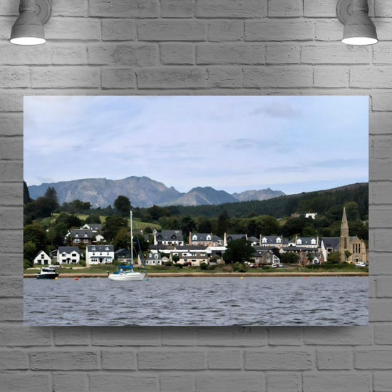 Canvas Art. Scottish Landscapes & Seascapes. Lamlash. Isle of Arran. Scotland.