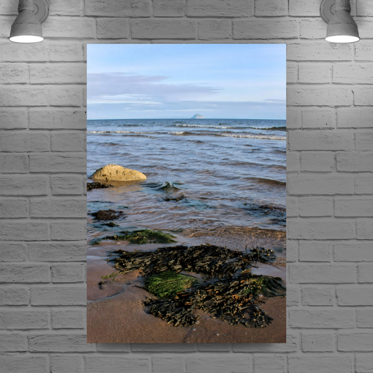 Canvas Art. Scottish Landscapes & Seascapes. Sliddery. Ailsa Craig View. Isle of Arran. Scotland.