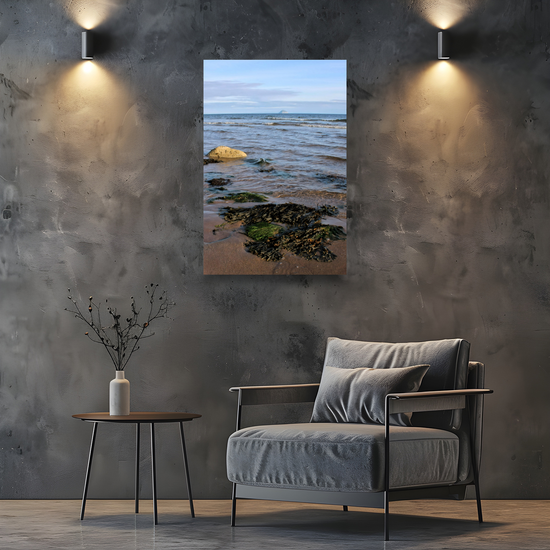 Canvas Art. Scottish Landscapes & Seascapes. Sliddery. Ailsa Craig View. Isle of Arran. Scotland.