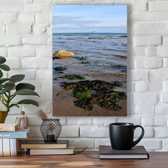 Canvas Art. Scottish Landscapes & Seascapes. Sliddery. Ailsa Craig View. Isle of Arran. Scotland.