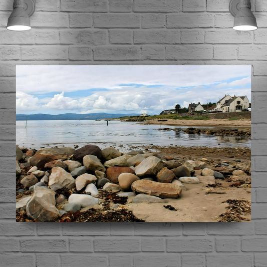 Canvas Art. Scottish Landscapes & Seascapes. Blackwaterfoot. Isle of Arran. Scotland.