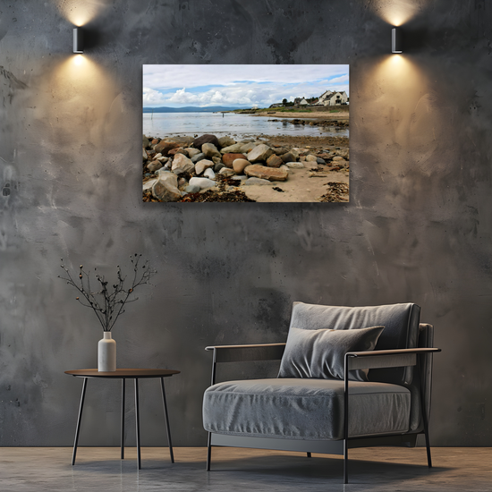 Canvas Art. Scottish Landscapes & Seascapes. Blackwaterfoot. Isle of Arran. Scotland.