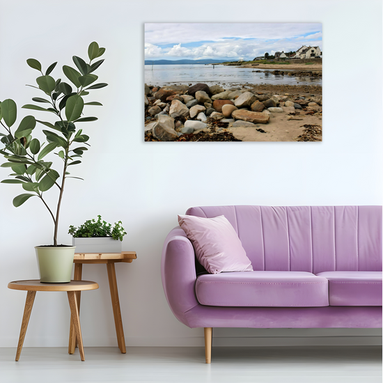 Canvas Art. Scottish Landscapes & Seascapes. Blackwaterfoot. Isle of Arran. Scotland.
