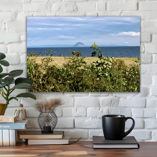 Canvas Art. Scottish Landscapes & Seascapes. Sliddery. Ailsa Craig View. Isle of Arran. Scotland.