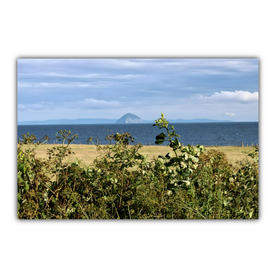 Canvas Art. Scottish Landscapes & Seascapes. Sliddery. Ailsa Craig View. Isle of Arran. Scotland.