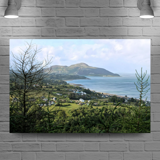 Canvas Art. Scottish Landscapes & Seascapes. Whiting Bay. Holy Isle View. Isle of  Arran. Scotland.