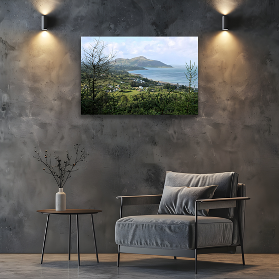 Canvas Art. Scottish Landscapes & Seascapes. Whiting Bay. Holy Isle View. Isle of  Arran. Scotland.
