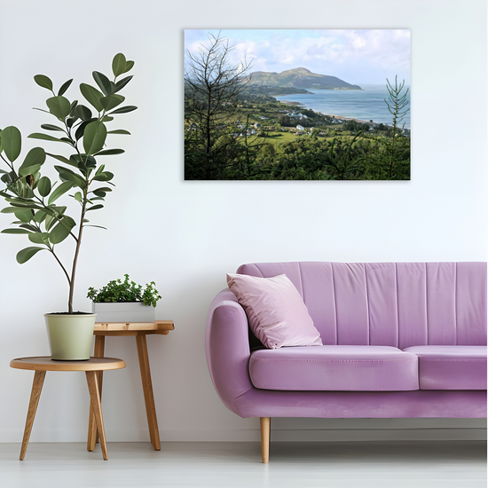 Canvas Art. Scottish Landscapes & Seascapes. Whiting Bay. Holy Isle View. Isle of  Arran. Scotland.