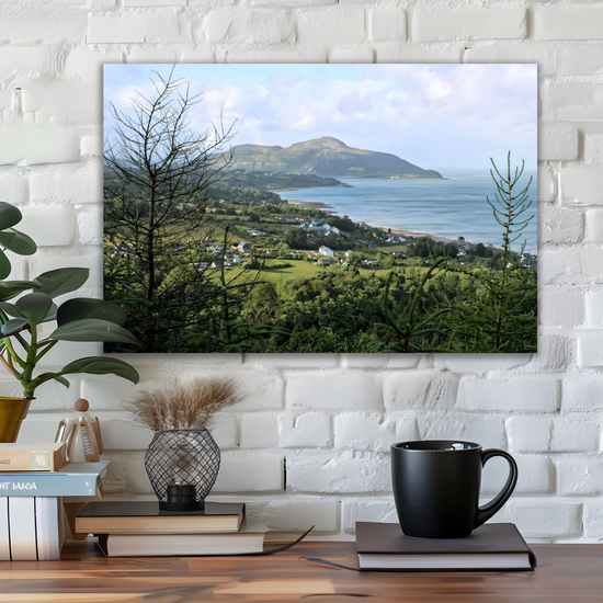 Canvas Art. Scottish Landscapes & Seascapes. Whiting Bay. Holy Isle View. Isle of  Arran. Scotland.
