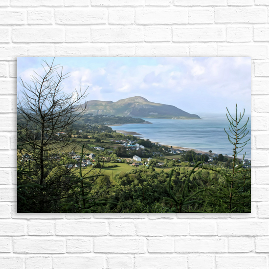 Canvas Art. Scottish Landscapes & Seascapes. Whiting Bay. Holy Isle View. Isle of  Arran. Scotland.