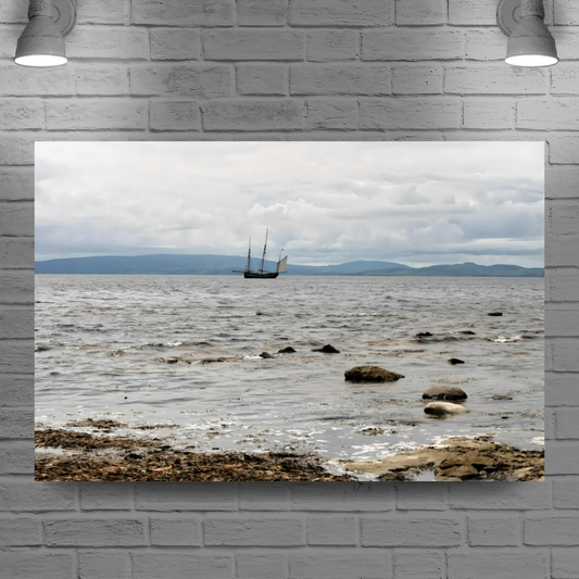 Canvas Art. Scottish Landscapes & Seascapes. Blackwaterfoot. Isle of Arran. Scotland.