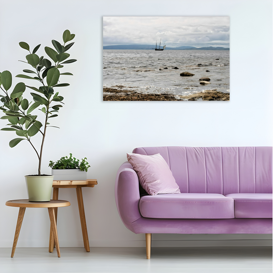 Canvas Art. Scottish Landscapes & Seascapes. Blackwaterfoot. Isle of Arran. Scotland.