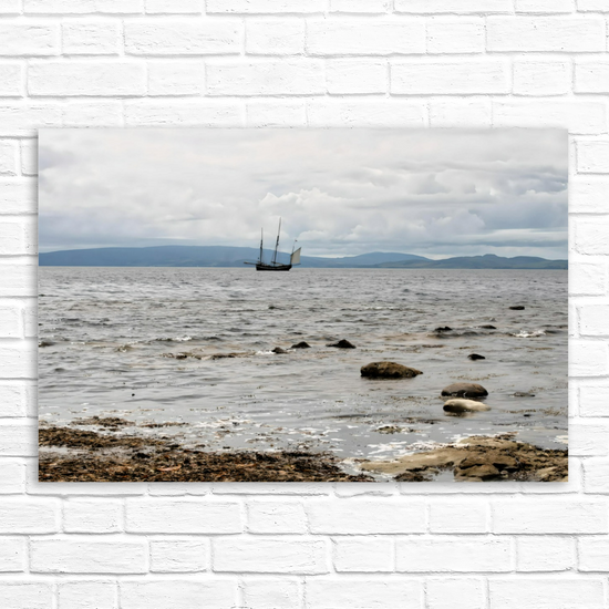 Canvas Art. Scottish Landscapes & Seascapes. Blackwaterfoot. Isle of Arran. Scotland.
