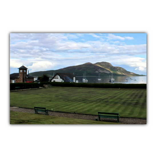 Canvas Art. Scottish Landscapes & Seascapes. Lamlash. Holy Isle View. Isle of Arran. Scotland.