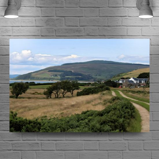 Canvas Art. Scottish Landscapes & Seascapes. Machrie. Isle of Arran. Scotland.