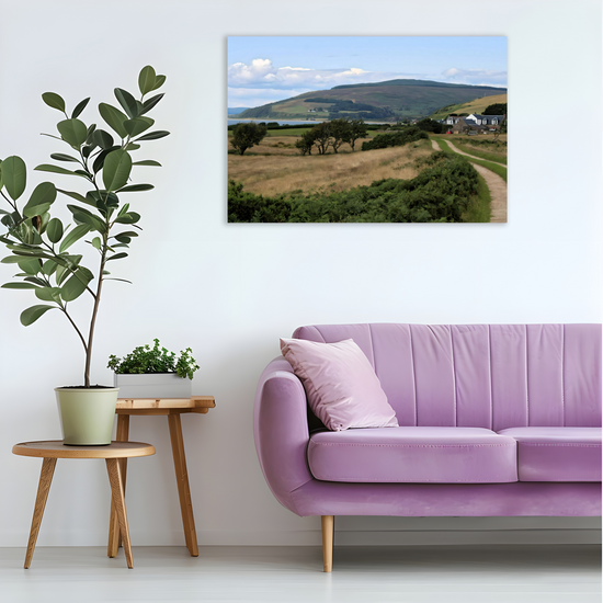 Canvas Art. Scottish Landscapes & Seascapes. Machrie. Isle of Arran. Scotland.