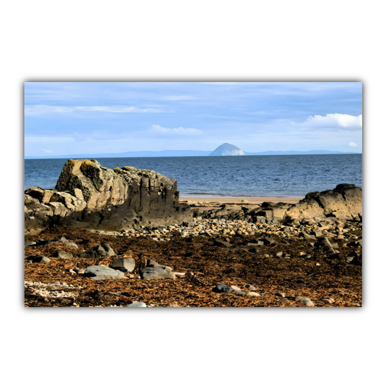 Canvas Art. Scottish Landscapes & Seascapes. Sliddery.  Ailsa Craig View.  Isle of Arran. Scotland.Isle of Arran.