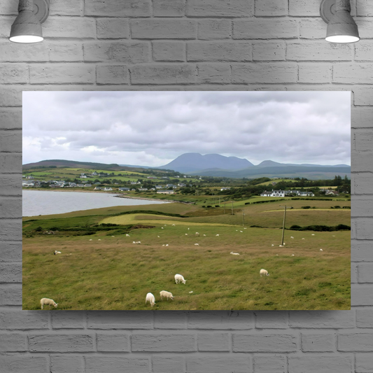 Canvas Art. Scottish Landscapes & Seascapes. Blackwaterfoot. Isle of Arran. Scotland.