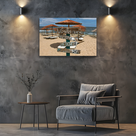 Canvas Art. Bulgarian Landscapes & Seascapes. Kabakum Beach. Varna. Bulgaria.