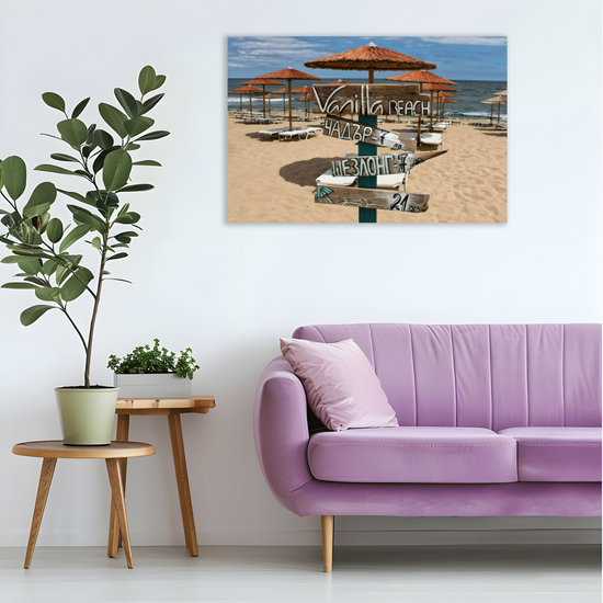 Canvas Art. Bulgarian Landscapes & Seascapes. Kabakum Beach. Varna. Bulgaria.