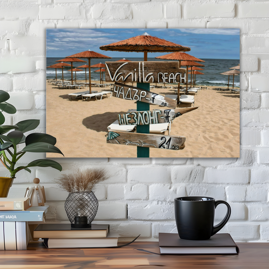Canvas Art. Bulgarian Landscapes & Seascapes. Kabakum Beach. Varna. Bulgaria.