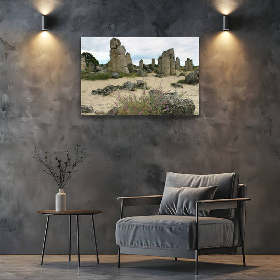 Canvas Art. Bulgarian Landscapes & Landmarks. Stone Forest. Varna. Bulgaria.