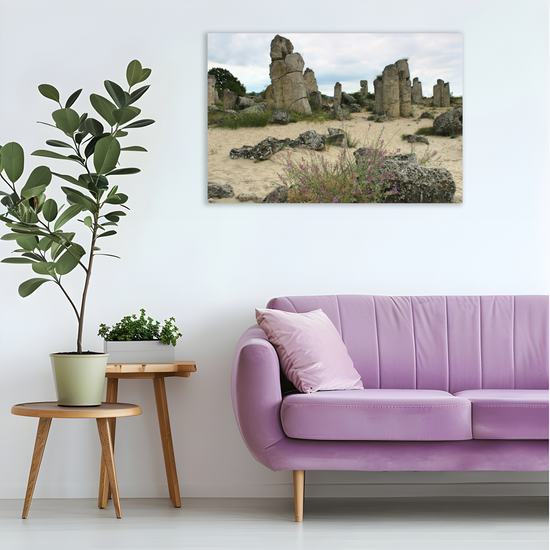 Canvas Art. Bulgarian Landscapes & Landmarks. Stone Forest. Varna. Bulgaria.
