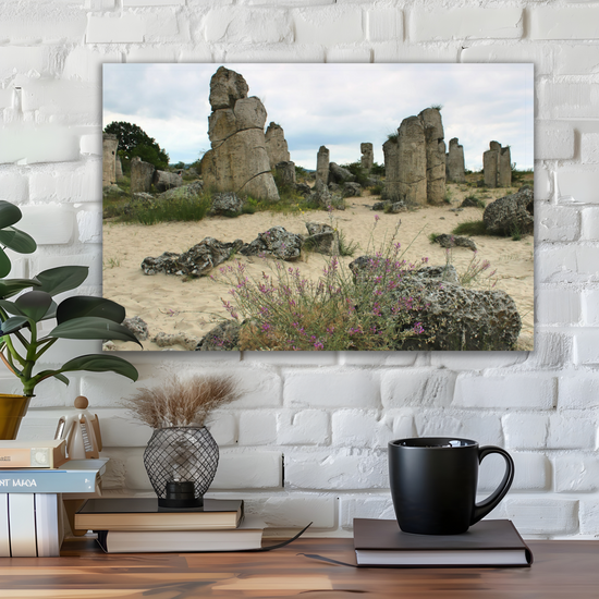 Canvas Art. Bulgarian Landscapes & Landmarks. Stone Forest. Varna. Bulgaria.