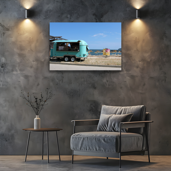 Canvas Art. Bulgarian Landscapes & Seascapes. Officers Beach. Varna. Bulgaria.