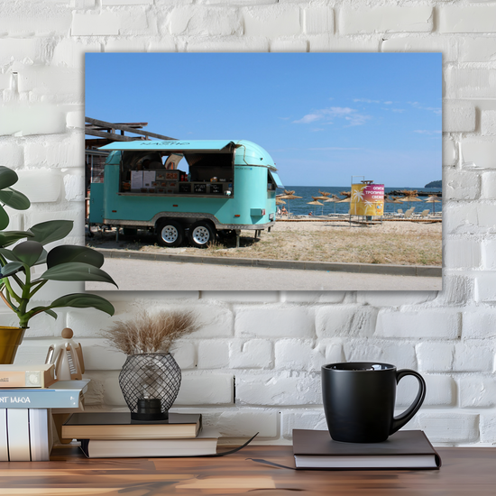 Canvas Art. Bulgarian Landscapes & Seascapes. Officers Beach. Varna. Bulgaria.