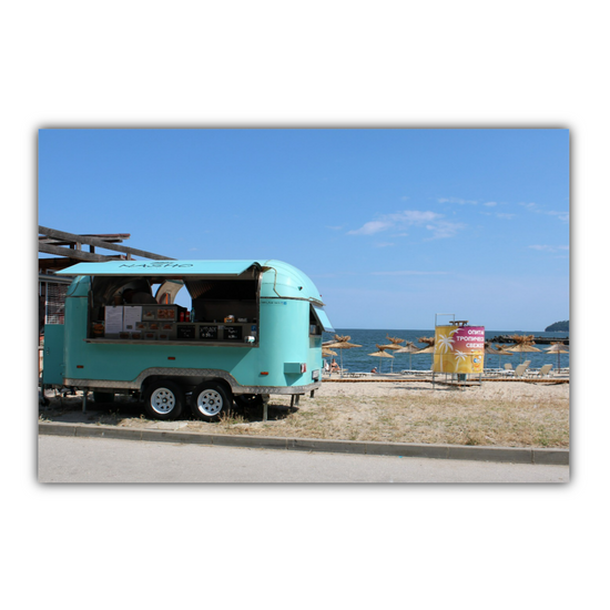 Canvas Art. Bulgarian Landscapes & Seascapes. Officers Beach. Varna. Bulgaria.