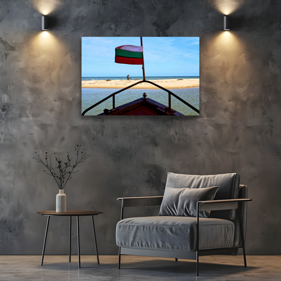 Canvas Art. Bulgarian Riverscapess  & Seascapes. Kamchia River. Black Sea. Varna. Bulgaria.