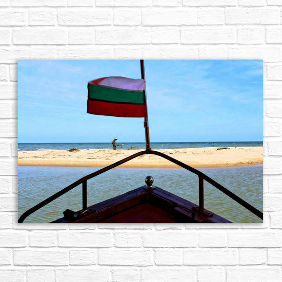 Canvas Art. Bulgarian Riverscapess  & Seascapes. Kamchia River. Black Sea. Varna. Bulgaria.