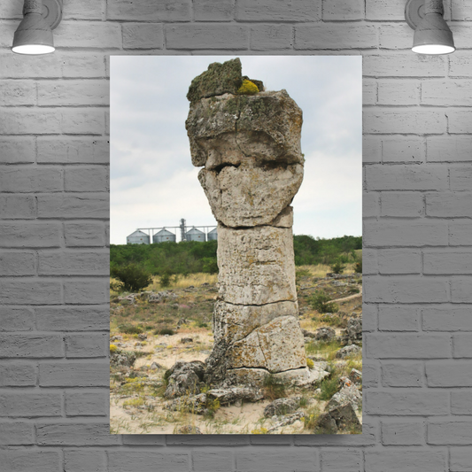 Canvas Art. Bulgarian Landscapes & Landmarks. Stone Forest. Varna. Bulgaria.
