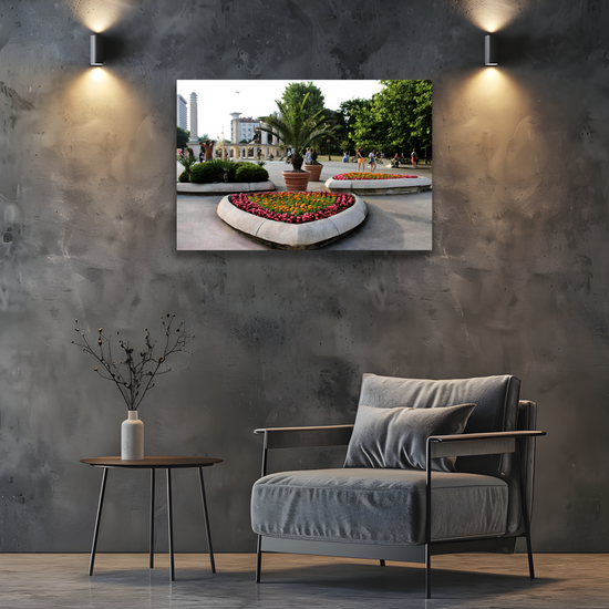 Canvas Art. Bulgarian Cityscapes & Nature. Sea Garden. Varna. Bulgaria.