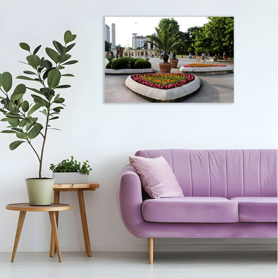 Canvas Art. Bulgarian Cityscapes & Nature. Sea Garden. Varna. Bulgaria.