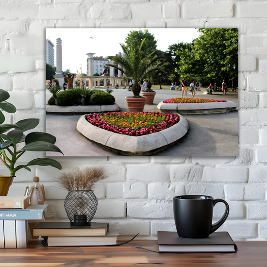 Canvas Art. Bulgarian Cityscapes & Nature. Sea Garden. Varna. Bulgaria.