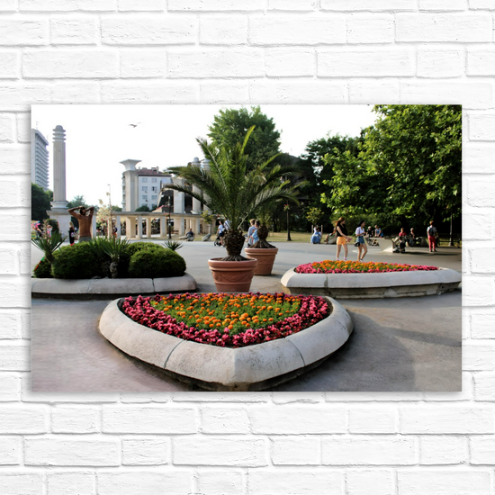 Canvas Art. Bulgarian Cityscapes & Nature. Sea Garden. Varna. Bulgaria.