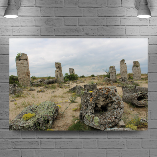 Canvas Art. Bulgarian Landscapes & Landmarks. Stone Forest. Varna. Bulgaria.