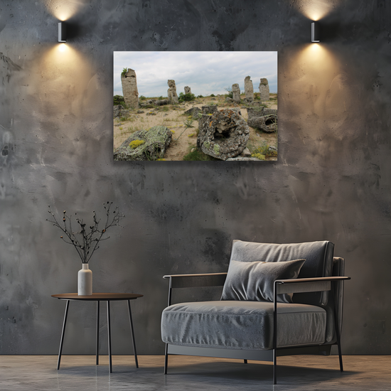 Canvas Art. Bulgarian Landscapes & Landmarks. Stone Forest. Varna. Bulgaria.