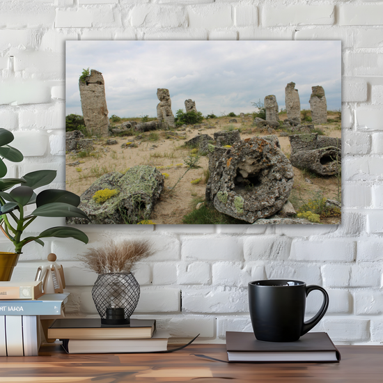Canvas Art. Bulgarian Landscapes & Landmarks. Stone Forest. Varna. Bulgaria.
