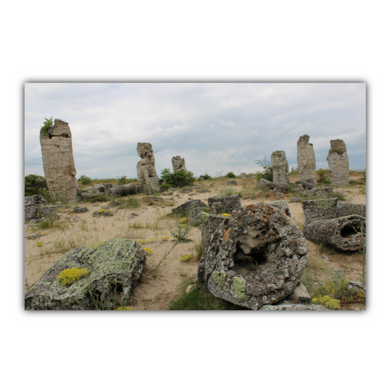 Canvas Art. Bulgarian Landscapes & Landmarks. Stone Forest. Varna. Bulgaria.