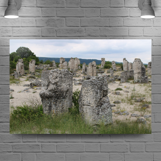 Canvas Art. Bulgarian Landscapes & Landmarks. Stone Forest. Varna. Bulgaria.