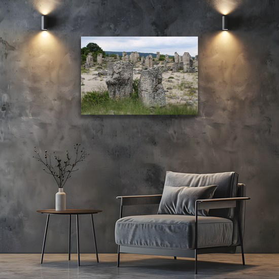 Canvas Art. Bulgarian Landscapes & Landmarks. Stone Forest. Varna. Bulgaria.