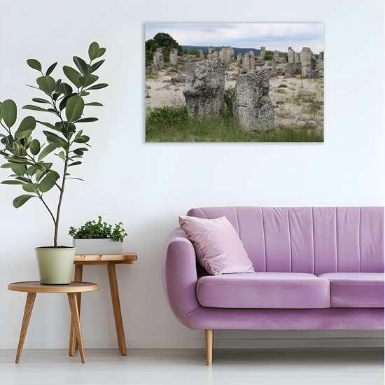 Canvas Art. Bulgarian Landscapes & Landmarks. Stone Forest. Varna. Bulgaria.