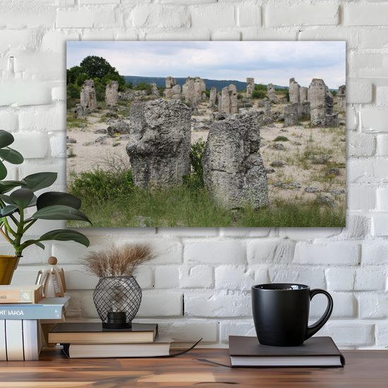 Canvas Art. Bulgarian Landscapes & Landmarks. Stone Forest. Varna. Bulgaria.
