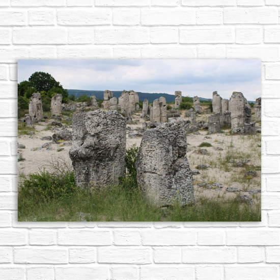 Canvas Art. Bulgarian Landscapes & Landmarks. Stone Forest. Varna. Bulgaria.
