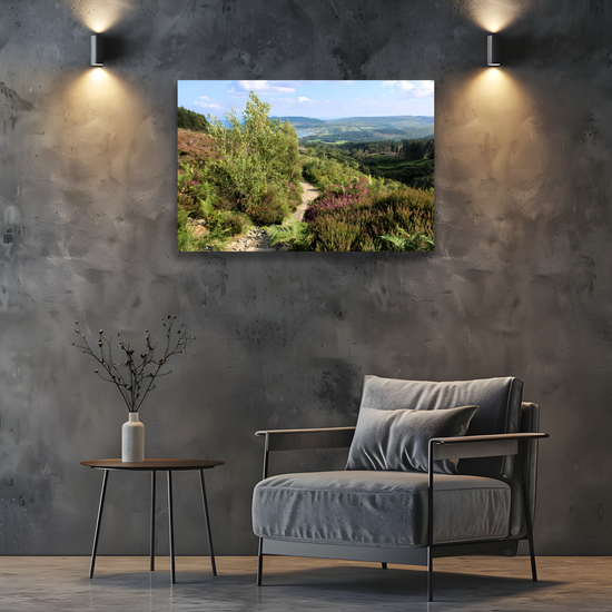 Canvas Art. Scottish Landscapes & Seascapes. Goatfell Mountain Trail. Isle of Arran. Scotland.