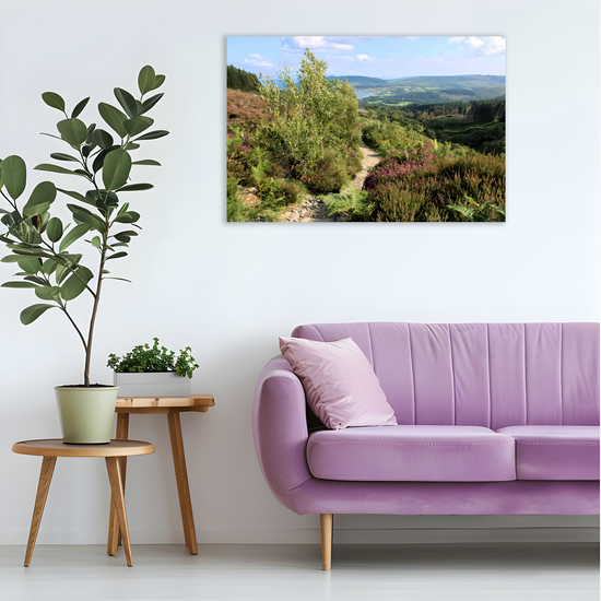 Canvas Art. Scottish Landscapes & Seascapes. Goatfell Mountain Trail. Isle of Arran. Scotland.